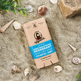 Dr. Squatch Dr. Squatch Natural Deodorant for Men - Coastal Mist ?C Smells Like Ocean Breeze - Odor-Squatching Men's Deodorant Aluminum Free (2.65 oz, 3 Pack)