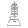 Städter Lighthouse 6 cm, stainless steel, silver, 6 x 5