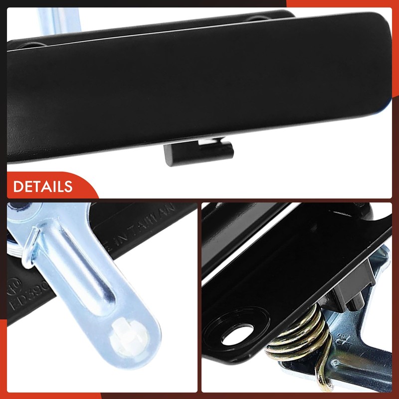 A-Premium Outside Exterior Door Handles Compatible with Ford E-150, E150,