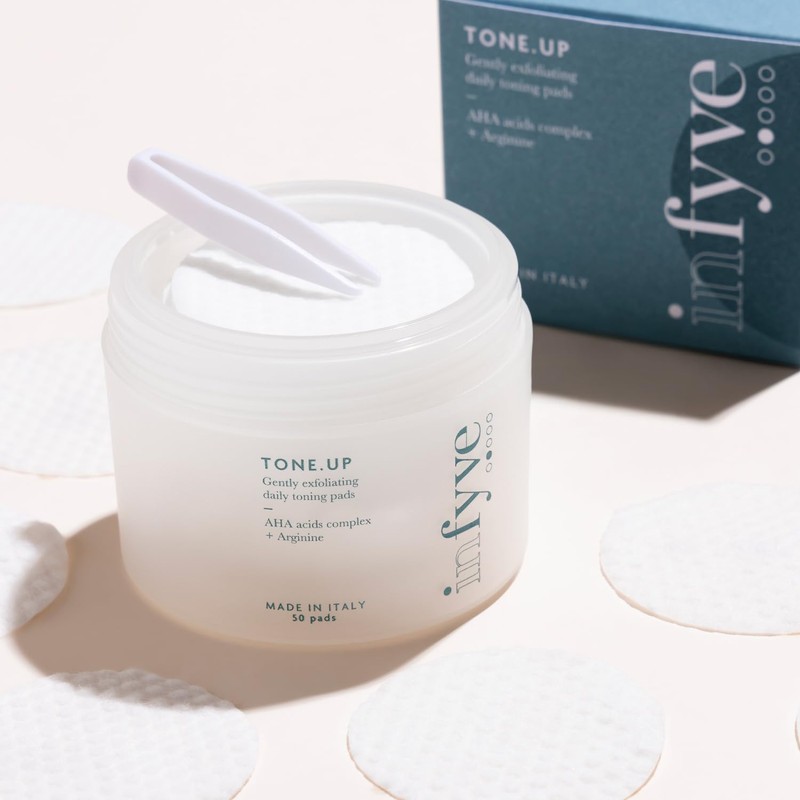 Peeling-Tonikum, 50 Pads, sanfte Wirkung, Komplex aus AHA und Arginin,