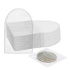 80 Pcs Single Pocket Coin Sleeves - Plastic Holders for