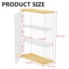 Acrylic Display Case for with LED Light Top Collectibles