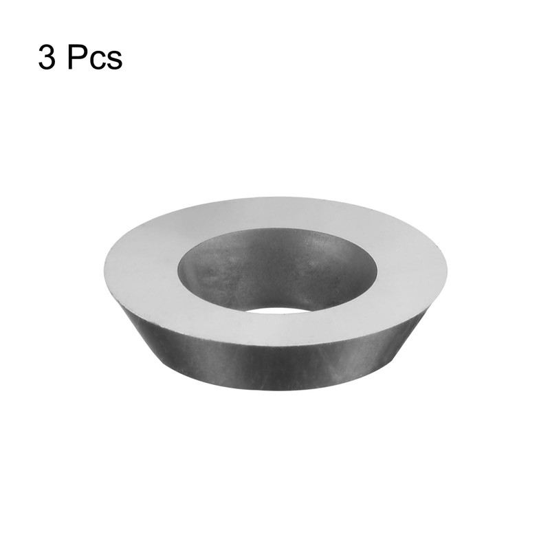 sourcing map 3pcs 12mm Round Carbide Replacement Insert Cutter 12x2.5mm-30°