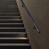 6 FT Modern Aluminum Handrail Set, handrails for indoor stairs,deck,slope,