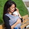Esnek Wrap Sling Bebek Taşıma Şalı (gri)