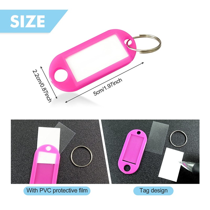 Redamancy Key Fob, Key Label, Plastic Key Fob, Keyring Holder