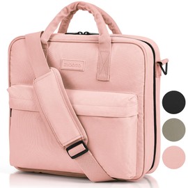 Sturdy 3 Ring Zipper Binder with Shoulder Strap for School - Beautiful 2 Inch Zip Up Binder with Extra Pockets Holds 500 Sheets, Books & Laptop - Easy to Carry Binder Made of Durable Premium Fabrics