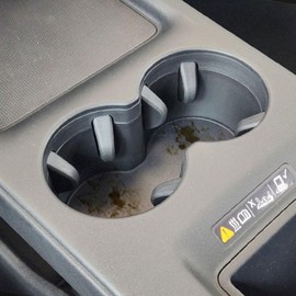 SMABEE Center Console Cup Holder Insert for Honda Prologue EV/Acura ZDX 2025 2024 Accessories TPE Drinks Holder Box Organizer Car Interior Black