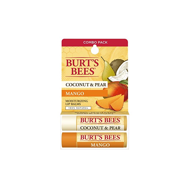 Burt's Bees Bálsamo Labial de Coco y Pera and Mango