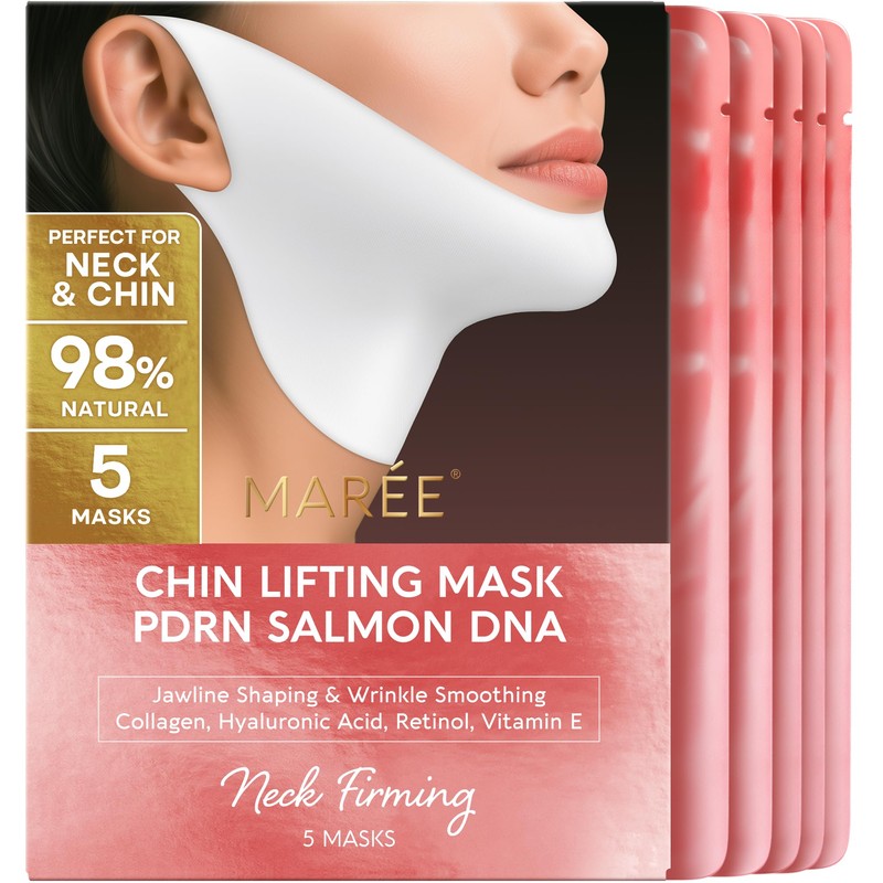 MAREE Mascarilla Lifting V Line con ADN de Salmón PDRN