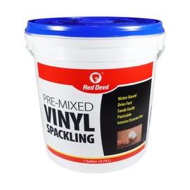 Red Devil 0531, 1 Gallon Pre-Mixed Vinyl Spackling, White, 256 Fl Oz