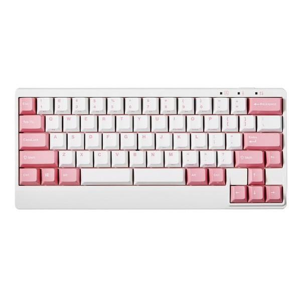 Leopold FC650MDS White/Pink PD 65% Double Shot PBT Mechanical Keyboard
