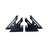 Droppin HZ Car Audio 2RACK 2 Channel Amplifier Rack, Steel,