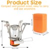 ASSRECT Camping Gas Stove, Portable Windproof Backpacking Stove with Piezo