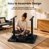 ExaDesk 35" x 20" Electric Standing Desk, Compact Height Adjustable