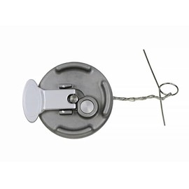 Mytee Products 4" Lever Aluminum Non-Locking & Vented Truck Fuel Tank Cap Compatible with Peterbilt 330, 379, 389, 337, 340, 579 Replace 11-04859-100