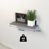 DOLLFIO Floating Shelves, 3 Sets Wall Wooden Shelves for Décor,