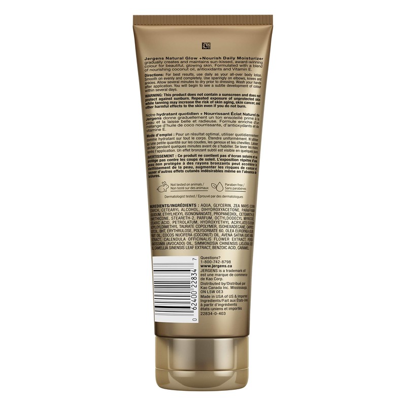 Jergens Natural Glow +Nourish Daily Moisturizer & Gradual Sunless Self