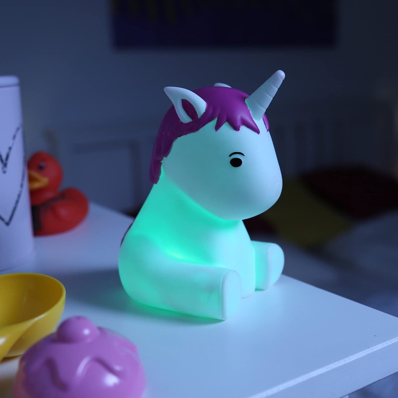 HOLLYHOPPER Einschlaflicht/Nachtlicht - LED Farbwechsel - Batterielicht mit Automatik Timer