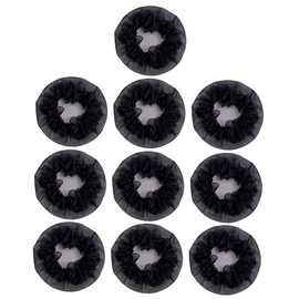 WOONEKY 10 Pack Elastic Hairnets for Women Ballet Dancer Snoods Hair Bun Holding Nets Hair Accessories for Girls Women Snood Hairnets Formal Occasion Hair Wraps