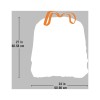 Husky Tall Kitchen White Trash Bags, 13 Gallon, 120 Bags