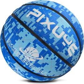 Jicsetk Children's Mini Basketball Size 5 Ideal for Youth Children's Hands of 4-8 Years, Ideal Basketball for Training Soft Basketball, Blue 5