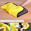 HUYU 3 PCS 840GSM Microfiber Cleaning Cloths, Lint Free Microfiber