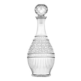 Godinger Wine Decanter, Wine Carafe, Vintage Decor Wine Bottle Decanter, Claro Collection, 28oz