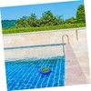 Mipcase 2pcs Spa Floating Chemical Dispenser with Temperature Gauge Durable