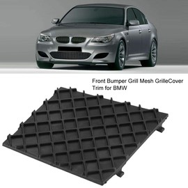 Bumper Cover Grille,ABS Left Side Front Bumper Lower Grill Mesh Grille Cover Trim for E60 E61 OE: 51117897186