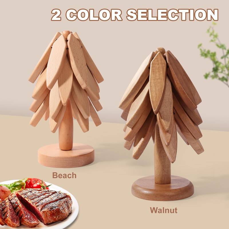 Trivets for Hot Dishes, Tree Trivet Set, Trivets for Hot