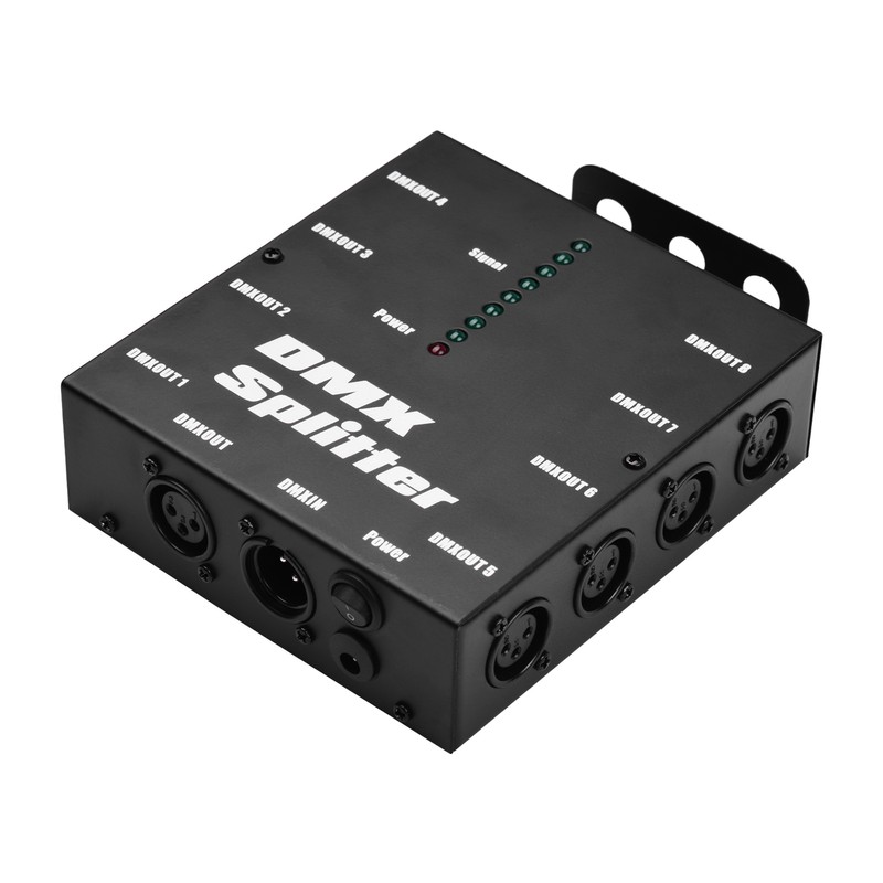 Signal Splitter 1 Way in 8 Channel Output Signal Splitter