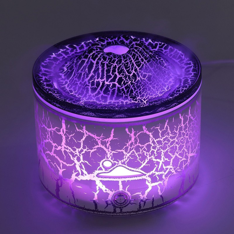 Volcano Essential Oil Diffuser 230ml Fine Mist Volcano Flame Aroma