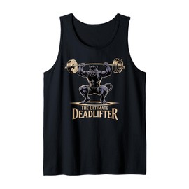 Kid Black Panther Deadlifter Funny Workout Gym Black Panther Tank Top