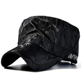 AVIREX Brand Genuine Men’s Work Cap, Hat, Large, black shadow camo (80), 62.0-64.0 cm