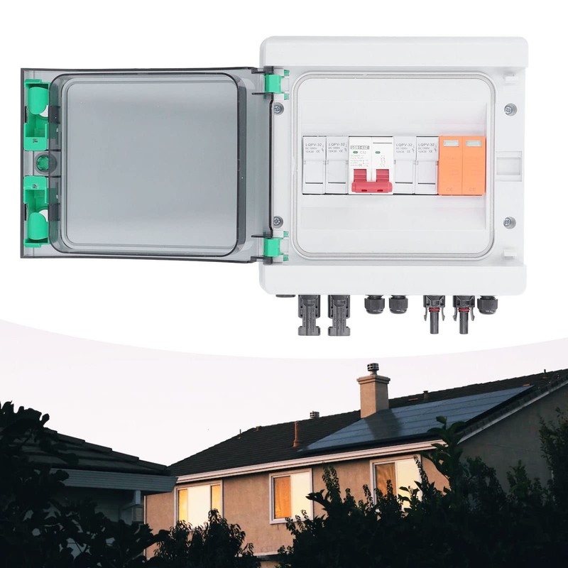 2 String PV Combiner Box with 15A and 32A Circuit