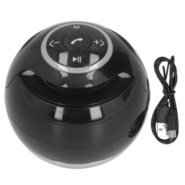 A18 BT Speaker Player Wireless Subwoofer Portable Stereo Speakers with LED LightBlack