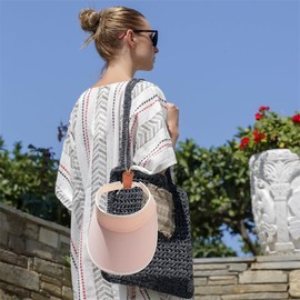 SUNTRADE 2 Pieces Hat Clip for Travel PU Leather Multifunctional Duckbill Hat Clip Duffel Bag Hat Clip Outdoor Hat Clip, 2 x brown