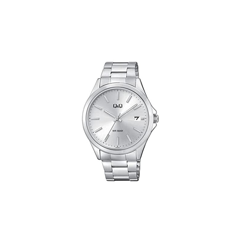 Q&Q Classic Watch A484J2XXY, silver, Strap.