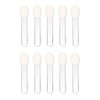 10 Pcs Transparent Eyeshadow Applicator Eyeshadow Brush Makeup Tools, Sponge