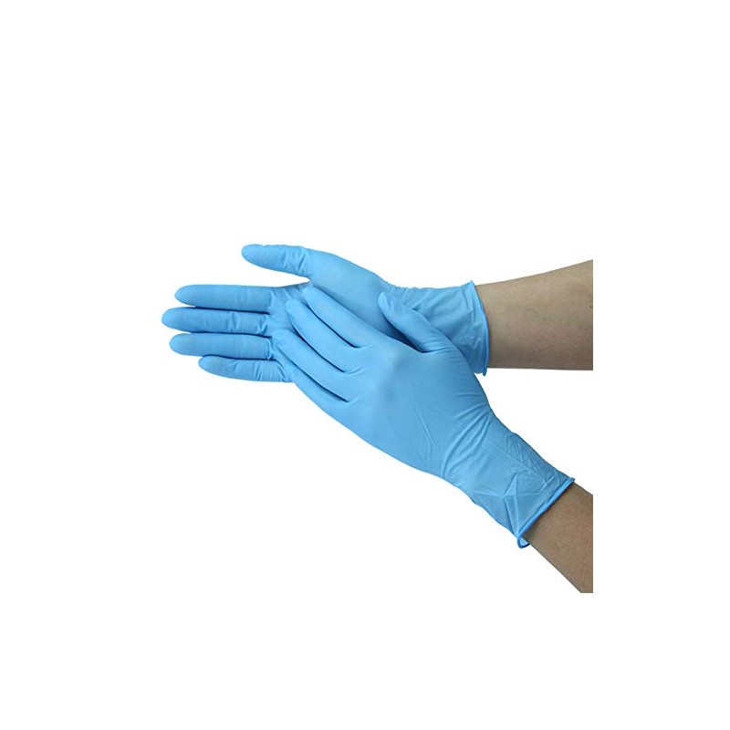 MYWIN 100PCS Nitrile Disposable Gloves , Latex Free Powder Free