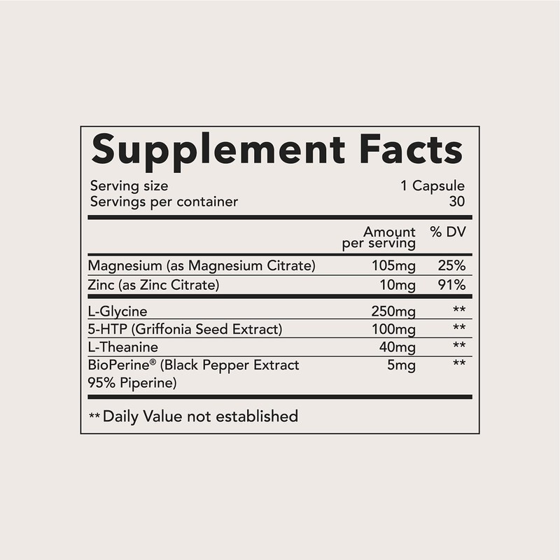 Form ZZZZs - Natural Nootropic for Sleep | 5-HTP |