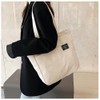 deoway Tote Bag, Canvas Tote Bag, A4, Large Capacity, Shoulder