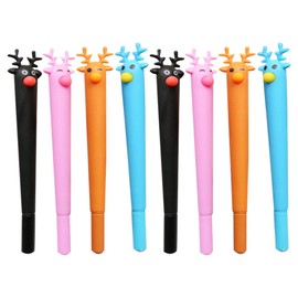 Christmas Deer Animal Gel Pen Cute Stationery 8pcs Picture 3