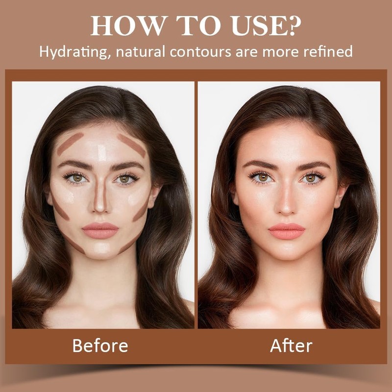 Professional Dual-Ended Highlight & Contour Stick - Creamy Texture Wonderstick