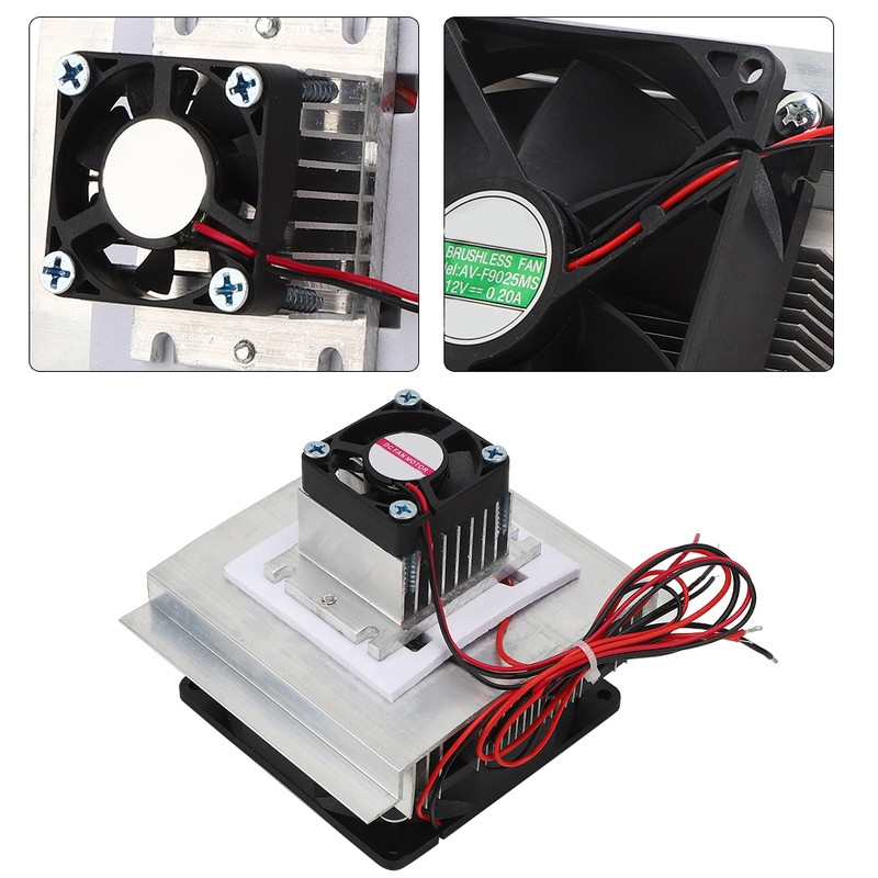 Semiconductor Refrigeration Chip High Efficiency Cooling Equipment Set Accessories 12V