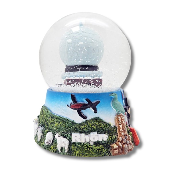 Souvenir Snow Globe Rhön | Wasserkuppe Kreuzberg Monastery Rhönschaf |