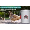 Chicken Feeders No Waste, DIY Automatic Poultry Feeder 6 Ports