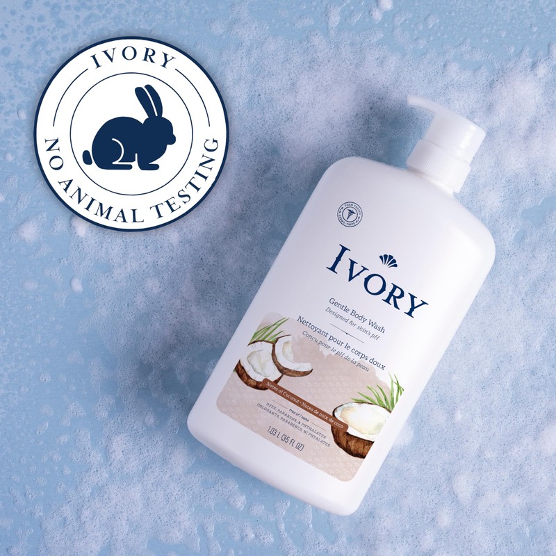 Ivory Body Wash, Designed for the Whole Family, Gentle Formula,