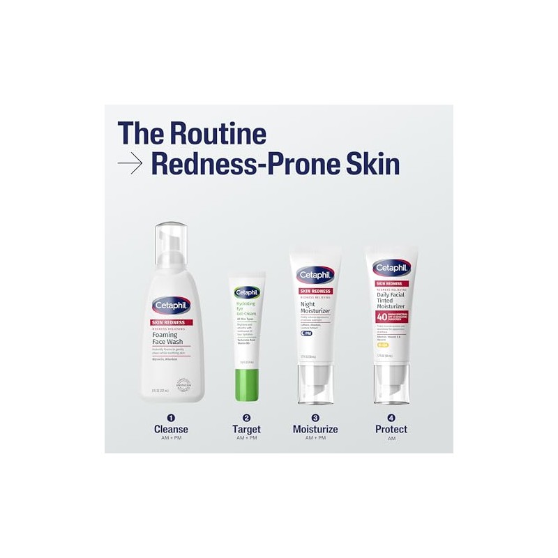 Cetaphil Redness Control Daily Foaming Face Wash, 8.0 Fluid Ounce